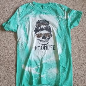 Bleached mom life shirt